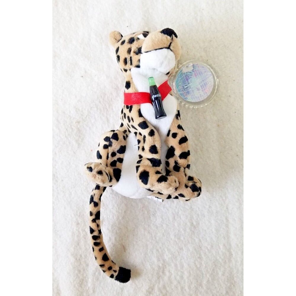Coca-Cola 1999 Intl Collection Plush beanbag #0249 Heeta the Cheetah Namibia‎